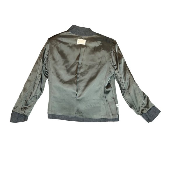 Vintage Pendleton Womens Blazer Gray 100% Wool Jacket Large - Picture 5 of 8